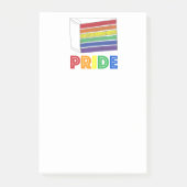 Rainbow Layer Cake Slice LGBT Gay Pride Post Post-it® Notes (Voorkant)