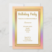 RAINBOW LAYER GOUD ALLE OCCASION BIRTHDAY KAART (Voorkant)