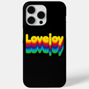 Rainbow Layers Lovejoy Naam Label iPhone 15 Pro Max Hoesje