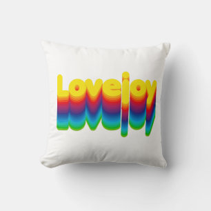 Rainbow Layers Lovejoy Naam Label Kussen