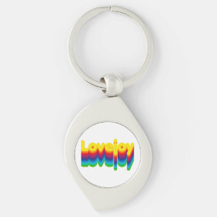 Rainbow Layers Lovejoy Naam Label Sleutelhanger