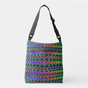 Rainbow Leaf en Geo Crossbody Tas