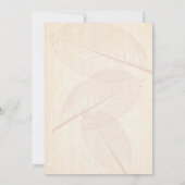 Rainbow Leaves Wedding Kaart (Achterkant)