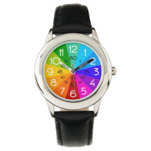 Rainbow Leer om te vertellen Tijd Kinder horloge