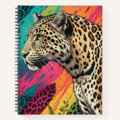 Rainbow Leopard Art Notitieboek (Voorkant)