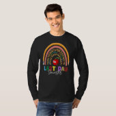 Rainbow Leopard Happy Last Smarter Happy Vorige da T-shirt (Voorkant volledig)