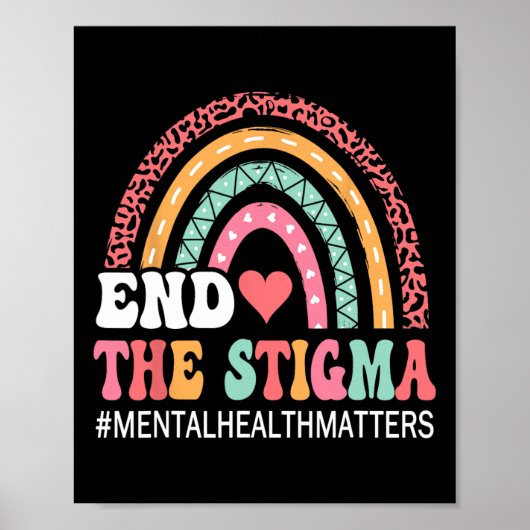 Rainbow Leopard maakt een einde aan het stigma ron Poster (Voorkant)