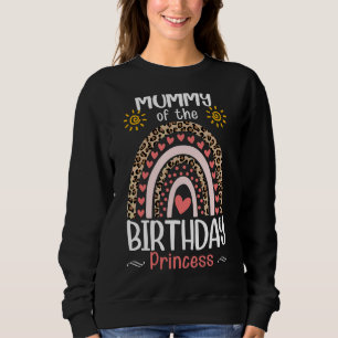 Rainbow Leopard mama van de Birthday Princess Mot Trui