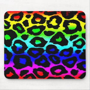 rainbow_leopard_print-altered muismat