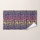 Rainbow Leopard Print Bad Handdoek (Handdoek)