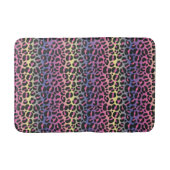 Rainbow Leopard Print Badmat (Voorkant)