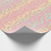Rainbow Leopard Print Cadeaupapier (Hoek)