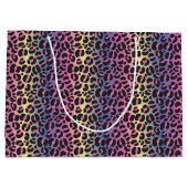 Rainbow Leopard Print Groot Cadeauzakje (Achterkant)