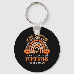 Rainbow Leopard Print Halloween C Sleutelhanger