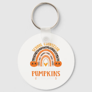 Rainbow Leopard Print Halloween C Sleutelhanger