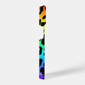 Rainbow Leopard Print iPhone Hoesje (Rechterkant)