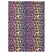 Rainbow Leopard Print Klembord (Achterkant)