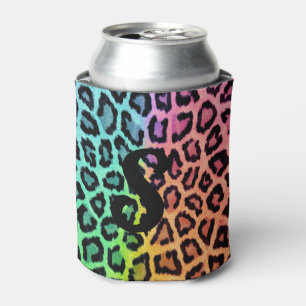 Rainbow Leopard Print Koelbox Blikjeskoeler