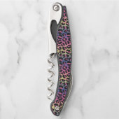 Rainbow Leopard Print Kurkentrekker (Voorkant)