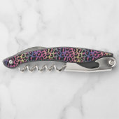 Rainbow Leopard Print Kurkentrekker (Achterkant)