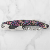 Rainbow Leopard Print Kurkentrekker (Voorkant)