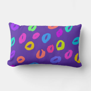 Rainbow Leopard Print Kussen