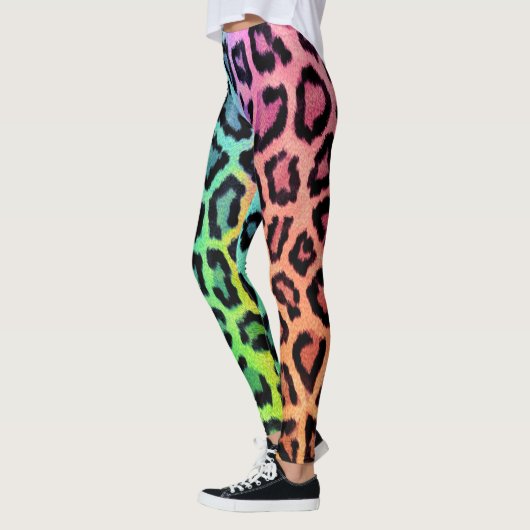 Rainbow Leopard Print Leggings (Links)