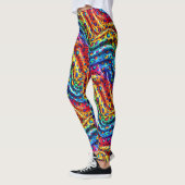 Rainbow Leopard Print Leggings | Bold Colorful (Links)