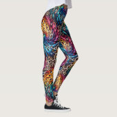 Rainbow Leopard Print Leggings | Bold Colorful (Rechts)