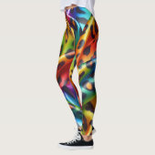 Rainbow Leopard Print Leggings | Bold Colorful (Links)