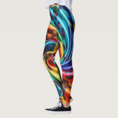 Rainbow Leopard Print Leggings | Bold Colorful (Links)