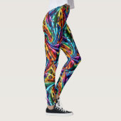 Rainbow Leopard Print Leggings | Psychedelic (Rechts)