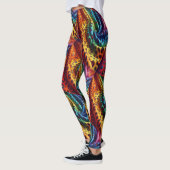 Rainbow Leopard Print Leggings | Psychedelic (Links)
