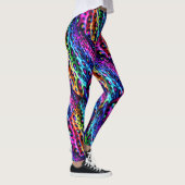 Rainbow Leopard Print Leggings | Psychedelic (Rechts)