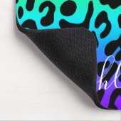 Rainbow Leopard Print Muismat (Hoek)