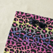 Rainbow Leopard Print Strandlaken (In situ)