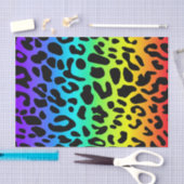 Rainbow Leopard Print Tissuepapier (Craft)