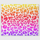 Rainbow Leopard Skin Cadeaupapier (Vlak)