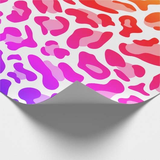 Rainbow Leopard Skin Cadeaupapier (Hoek)