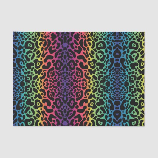 Rainbow Leopard-weefselpapier Tissuepapier (Voorkant)