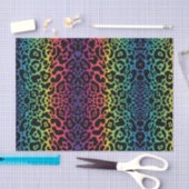 Rainbow Leopard-weefselpapier Tissuepapier (Craft)