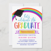 Rainbow Let's vieren de Afstuderen Kaart (Voorkant)