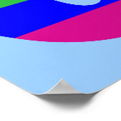 Rainbow Letter G Poster (Hoek)