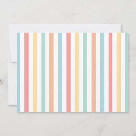 Rainbow leuke foto helder kleurrijk bedankt (Achterkant)