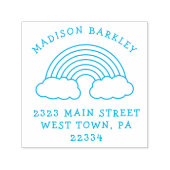 Rainbow Leuke Kinder retour adres stempel (Design)