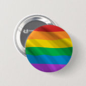 Rainbow LGBT Flag Button | Pride Flag Pinback (Voorkant /achterkant)