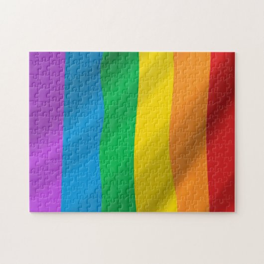 Rainbow LGBT Flag Jigsaw Puzzle – Pride Puzzel Legpuzzel (Horizontaal)
