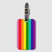 Rainbow LGBT gay flag Bagagelabel (Voorkant (verticaal))
