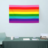Rainbow LGBT gay flag Banner (Beurs)