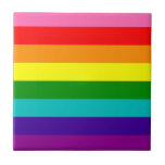 Rainbow LGBT gay flag Ceramic Tegel Tegeltje<br><div class="desc">Rainbow LGBT gay flag Ceramic Tegel</div>